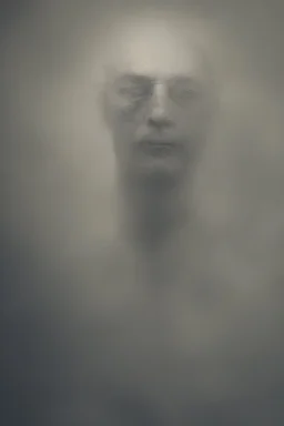 a blurry, distressing, haunting image of a man's fracturing mind