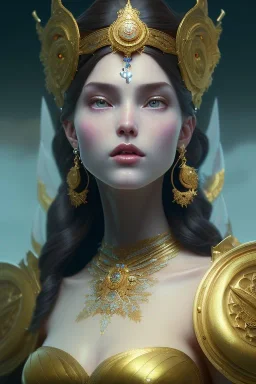 A small cute fantasy creature, head and shoulders portrait, 8k resolution concept art portrait by Greg Rutkowski, Artgerm, WLOP, Alphonse Mucha dynamic lighting hyperdetailed intricately detailed Splash art trending on Artstation triadic colors Unreal Engine 5 volumetric lighting Splash art fantasy"