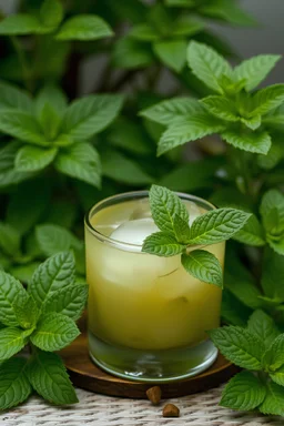 charcooal and mint