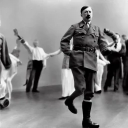 adolf hitler dancing