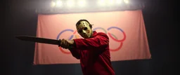 michael myers friday 13th knife gun olympic games