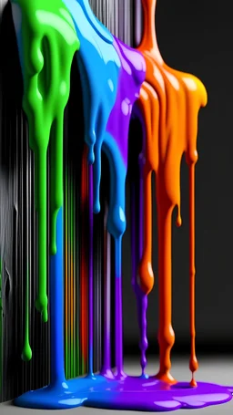 dripping paint