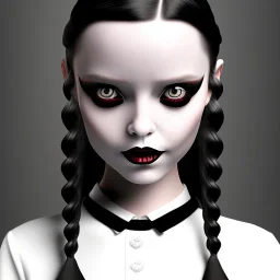 wednesday addams, wednesday addams hair, wednesday make up, wesnesday addams, gothic, black dress cinematic