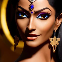 Ultra detailed fullbody Portrait in oil on canvas of overwatch character-SYMMETRA with armor,extremely detailed digital painting,ultrarealistic skin,intense stare, extremely detailed face, crystal clear eyes, mystical colors ,perfectly centered image, perfect composition, rim light, beautiful lighting,masterpiece ,8k, stunning scene, raytracing, anatomically correct, in the style of Ohrai Noriyoshi and robert e howard and Steve Jung and Wizyakuza and Simon Bisley and uncannyknack.