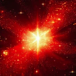 red and golden starlight