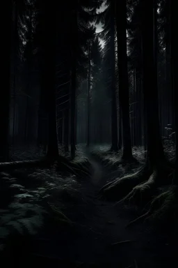 A dark and scary forrest