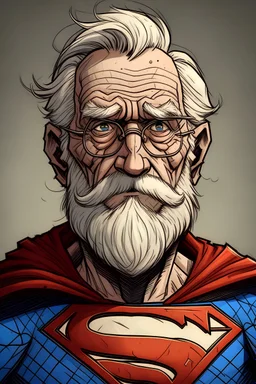 Superman . Wise old man.