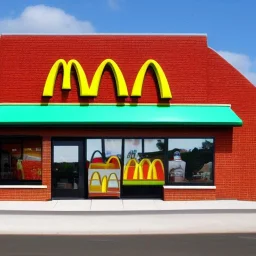 McDonald's as a Windows 95 background