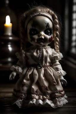 Frightening Halloween Doll