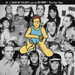 if i dont pass this test i am gay album cover