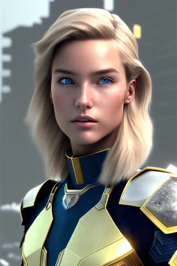 ultrarealistic, ruined city,__sci-fi armor__, __angles__, 18 year old woman, strikingly beautiful, blonde hair, _colour_, [__starlets__|__starlets__], (pale __skincolor__ skin:1.2), __camera__, _hair_, detailed face and eyes, medium breasts, leather choker, freckles, dynamic pose, resolved expression, __accessory__, strappy outfit, (straps:1.1), sword in scabard on left hip, (buckles, buttons, snaps, rings:1.0), breastplate, detailed eyes, plump lips, sci-fi theme