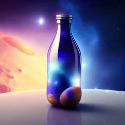 Galaxy in a bottle,