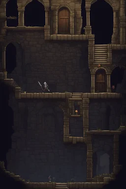 2d sidescroller platformer, level design inspired by Dark Souls games,