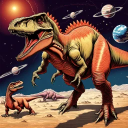 How many dinosaurs are in orbit?