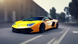 Lamborghini As Bugatti Full Tuned , 4k, photorealistic, Cinematic