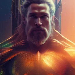 aquaman 8k resolution concept art by Greg Rutkowski dynamic lighting hyperdetailed intricately detailed artstation art trending on Artstation triadic colors Unreal Engine 5 volumetric lighting Alphonse Mucha WLOP Jordan Grimmer orange and teal"