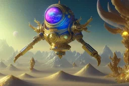  white and gold crystal cosmic and galactic ambiance, fantasy wizard floating, full of details, smooth, bright sunshine，soft light atmosphere, light effect，vaporwave colorful, concept art, smooth, extremely sharp detail, finely tuned detail, ultra high definition, 8 k, unreal engine 5, ultra sharp focus