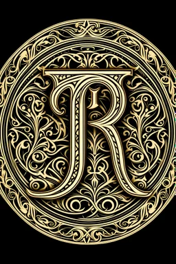 Logo en filigrame portugais avec les lettres C et T