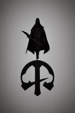 Extremely simple logo representing the grim reaper