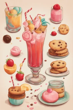 sweets,crazy,cocktail,cookies