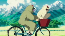 Yeti riding a bicycle, fun, family, award winning