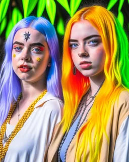 Composition billie eilish with elle fanning