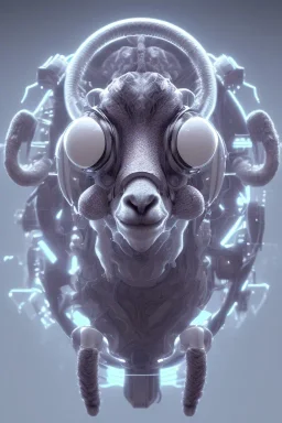 sheep brain cyborg, matrix style