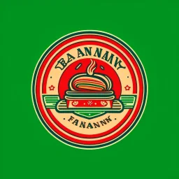 logo in the style of Frankie & Benny's, Hotel Restaurant, 90s Aesthetic and feel.