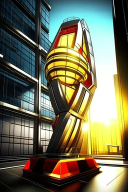 avengers stark tower buliding architecture futuristic-modern stlye.