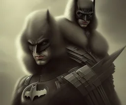 mdjrny-v4 style, portrait of Batman as native Americans, dramatic lighting, epic photo, volumetric lighting, detailed, photo realistic, cinematic, by seb mckinnon