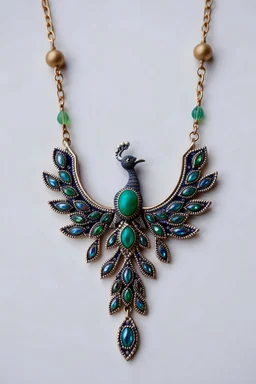 necklace peacock