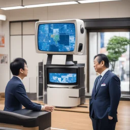 AI mayor, Japan, TV