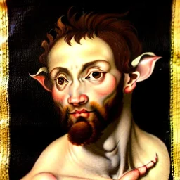 portrait of a satyr José de Ribera Style