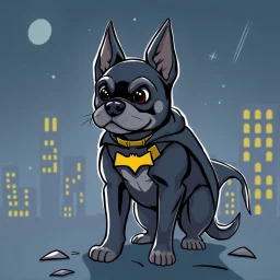 batman as a dog