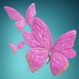 pink butterfly