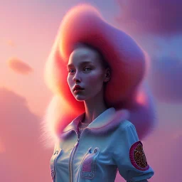 pixar style,realistic painting of a beautiful girl and jar marmelade,volumetric blue clouds,pink sky environment and flying strawberries in background, volumetric lighting,dramatic lighting, detailed digital painting, extreme dense and fine fur, anime, ornate, colour-washed colors, elegant, small minutiae, tiny features, particulars, centered, smooth, sharp focus, renderman gofur render, 8k, uhd, detailed eyes, realistic shaded volumetric lighting,caustics,backligh