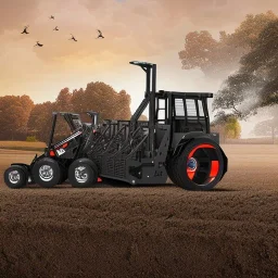 Make a Southern Trace with racked Skid Steer with mulching head attachment logo