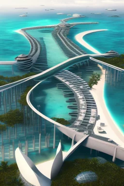 Futuristic infrastructure for maldives
