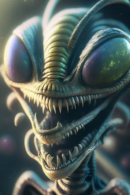 Alien happy ,highly detailed, artstation, sharp focus,4k