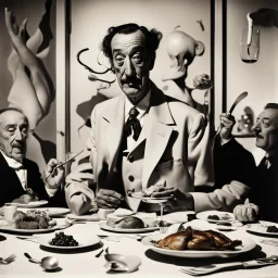 Thanksgiving dinner with Salvador Dali