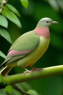 pink-necked Green Pigeon treron vernans