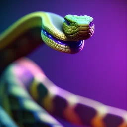 Snake like creature,Ultraviolet dimension, unreal engine 5, 8k resolution, attractive, realistic, ultra detailed