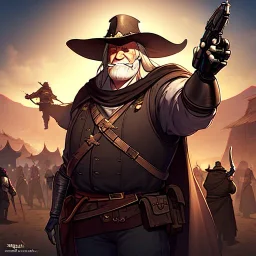  old west sherif by android jones, by james jean, by Kilian Eng,by Gediminas Pranckevičius,