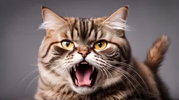 angry British cat