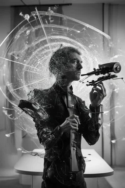 Benediktron hyperdimensional spacial violinist