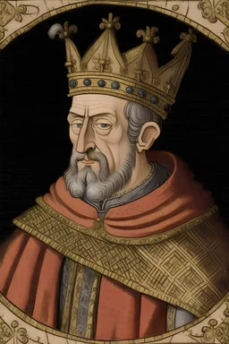 Portrait von einem Herzog vom frühen Mittelalter