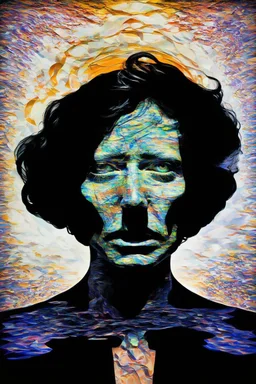 shadow self; neo-surrealistic optical art