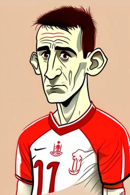 Anthony Gordon English soccer player cartoon 2d