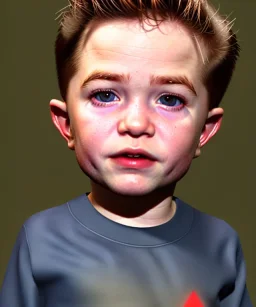 Robert pattinson toddler, full body, soft skin, dramatic lighting, hyper realistic