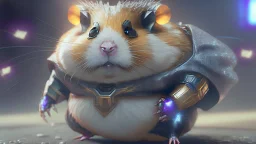 hamster humanoid supervillain, photorealistic, unreal engine 5, masterpiece, trending on artstation